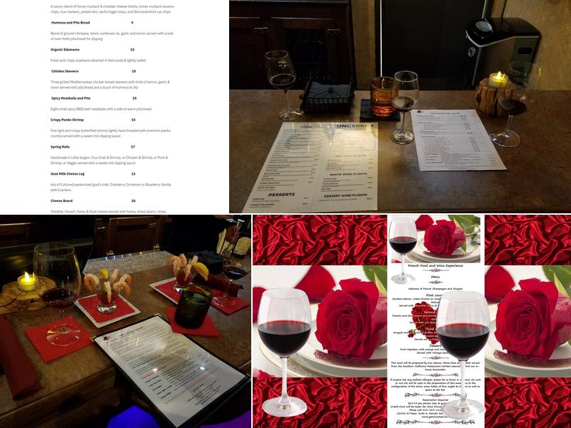 UnCorked Wine Bar Menu