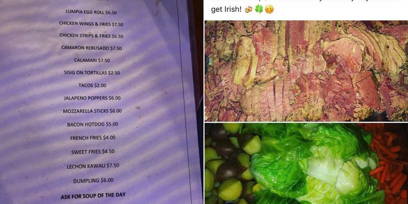 Donna's cocktails Menu