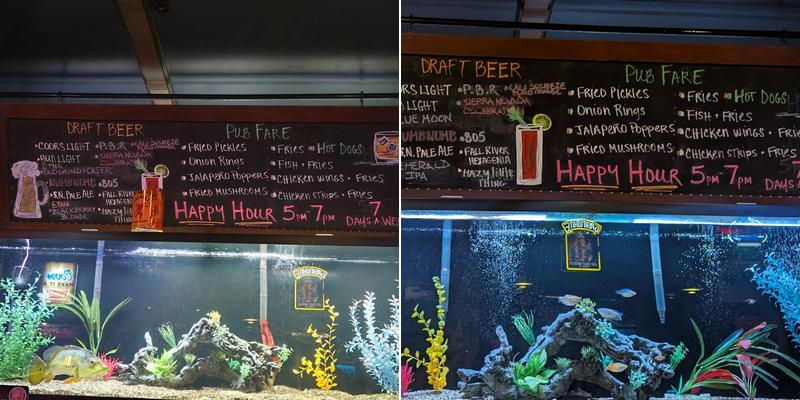Rusty Nail Menu