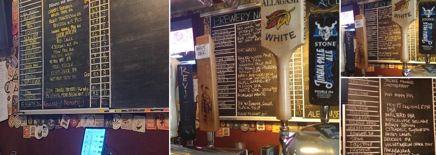 Alehouse Pub Menu