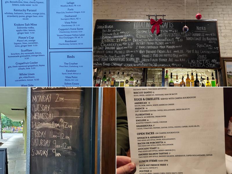 B Street Public House Menu