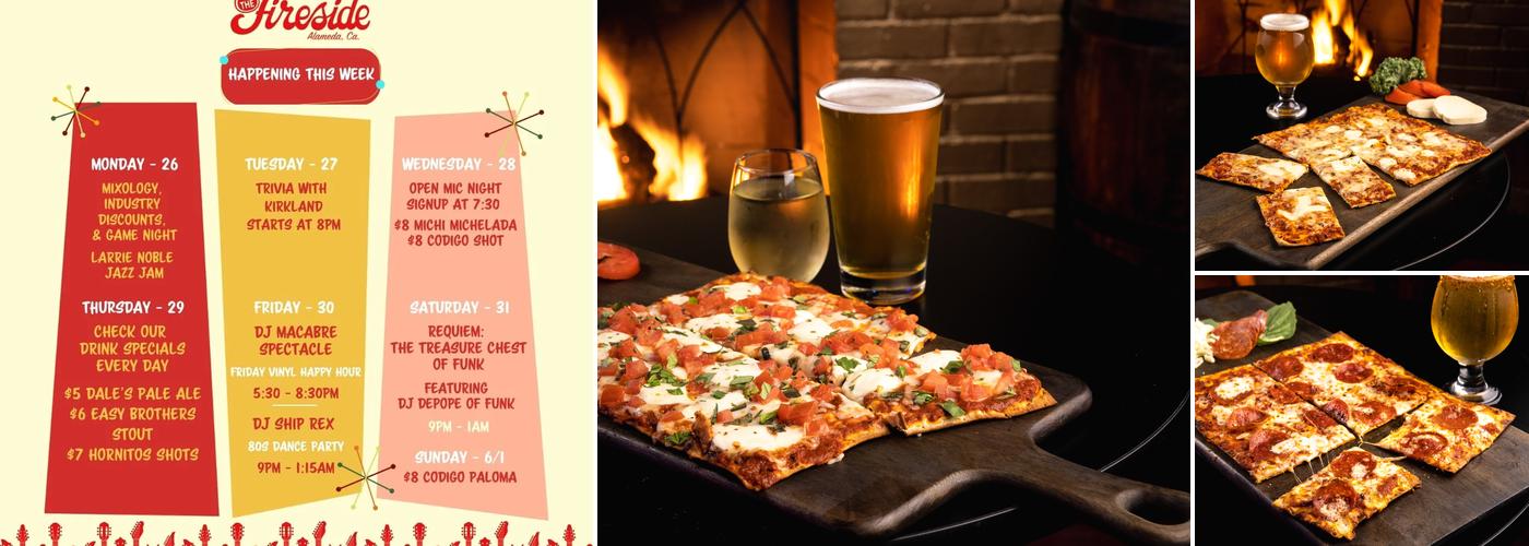 The Fireside Lounge Menu