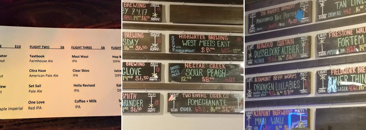 Scotty's Hideaway Menu