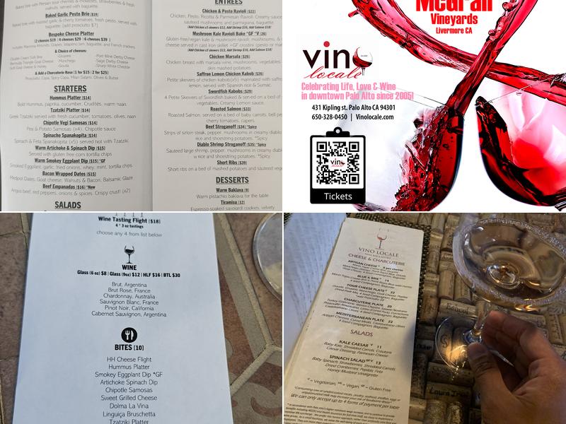 Vino Locale Menu
