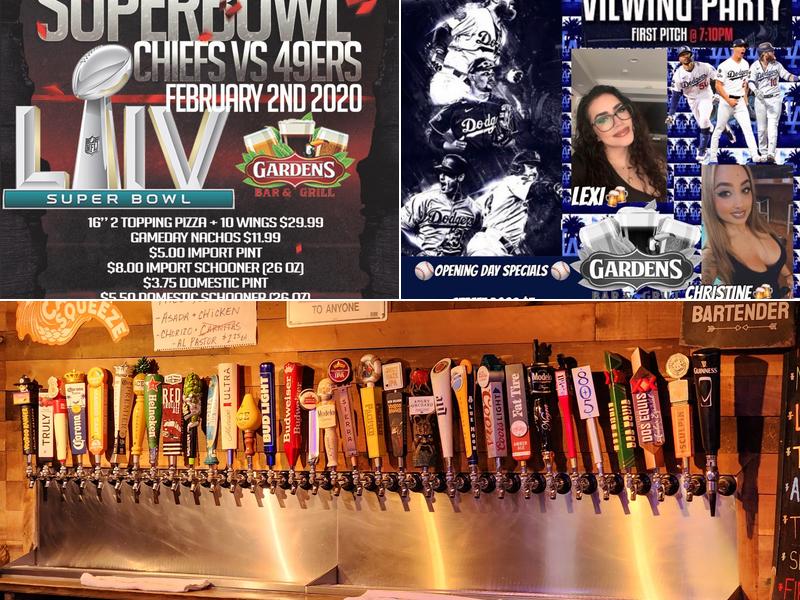 Gardens Bar And grill La Habra Menu