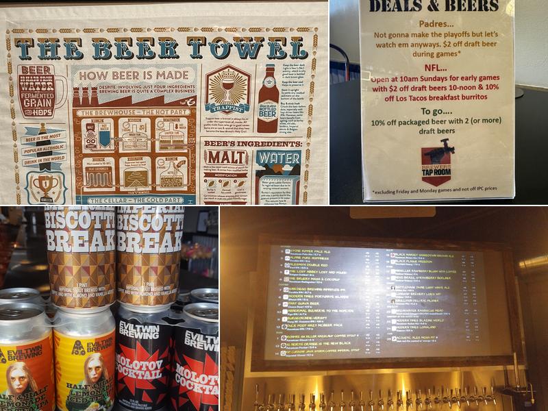 The Brewers Tap Room Menu