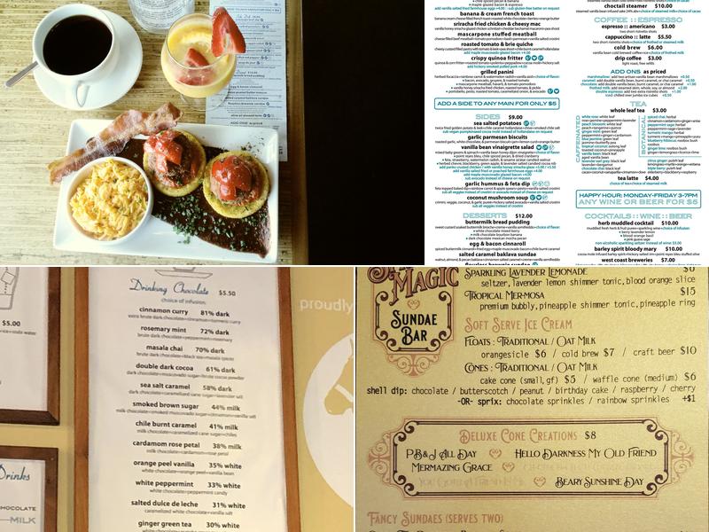 Eclipse Chocolate Bar, Bistro, & Bodega Menu