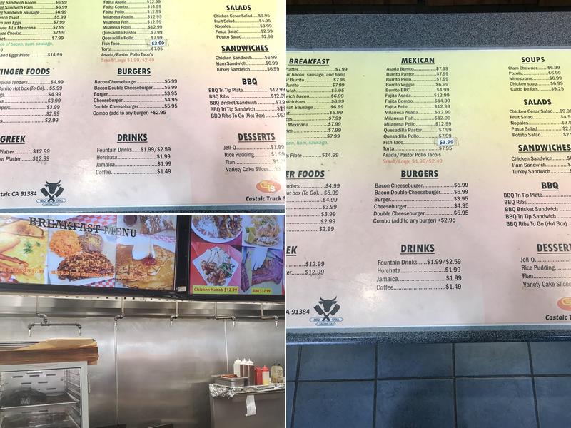 Sam's BBQ & Grill Menu