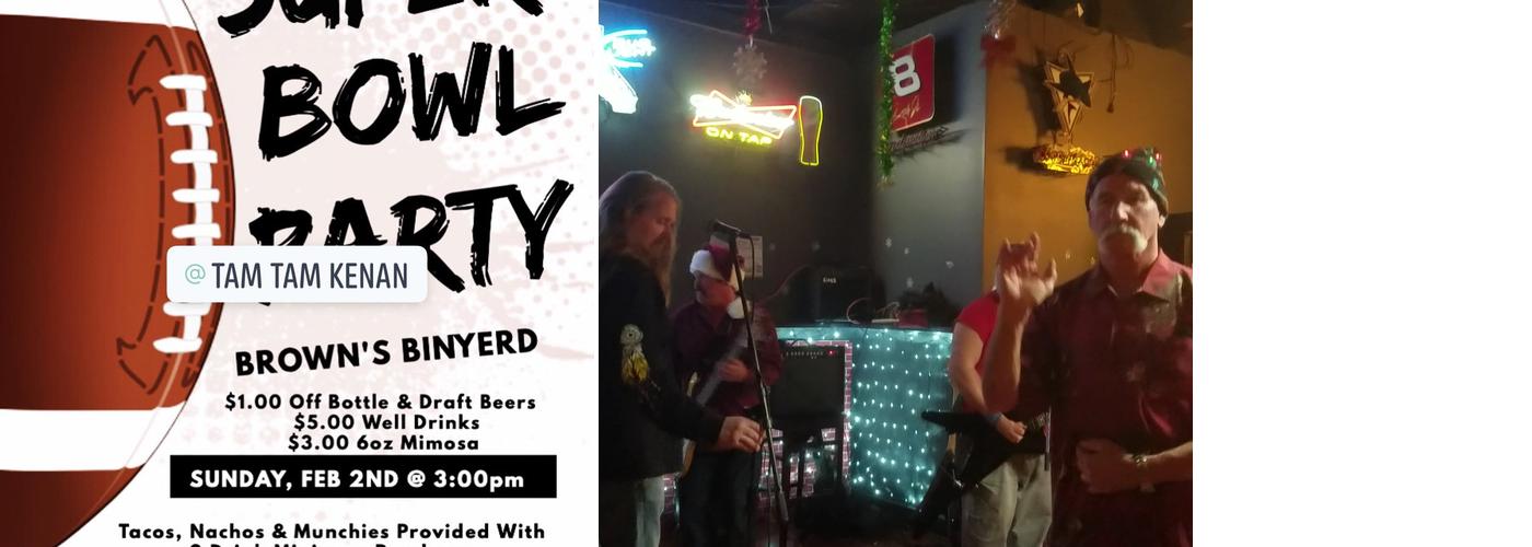 Brown's Binyerd Menu