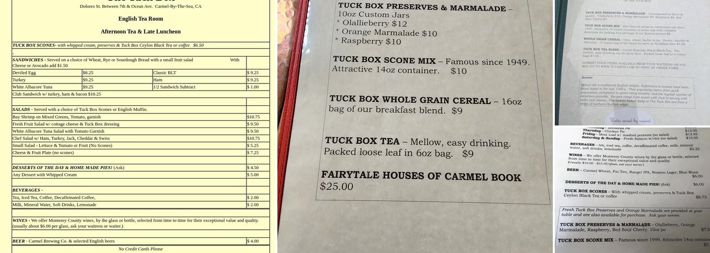 Tuck Box Menu