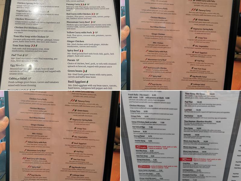 Calgang Thai Eatery Menu