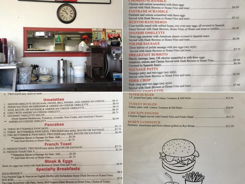 Red Hill Cafe Menu
