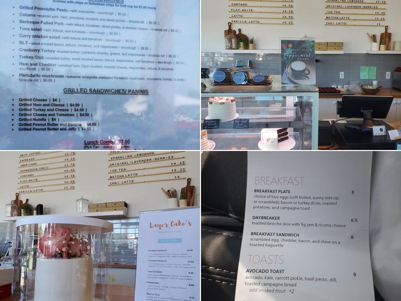 Layer Cake Bakery (LCB) Menu
