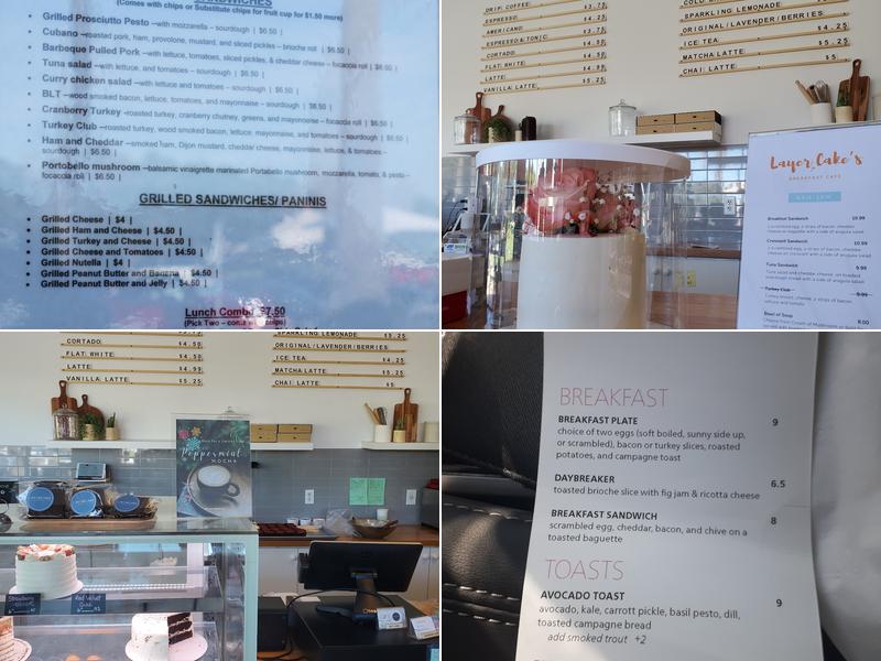 Layer Cake Bakery (LCB) Menu