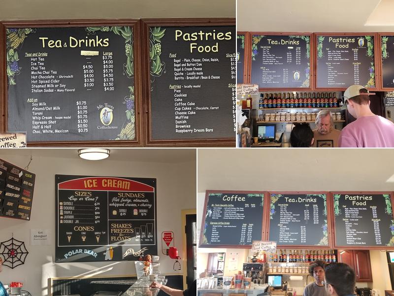 Mr Toots Coffeehouse Menu