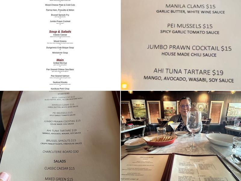 The Firehouse Bistro Menu