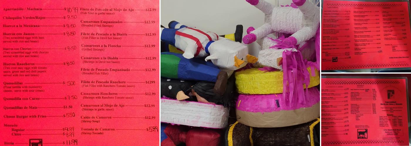 Taqueria Gonzalez Menu