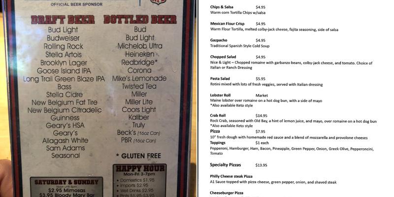 Dock Fore Menu