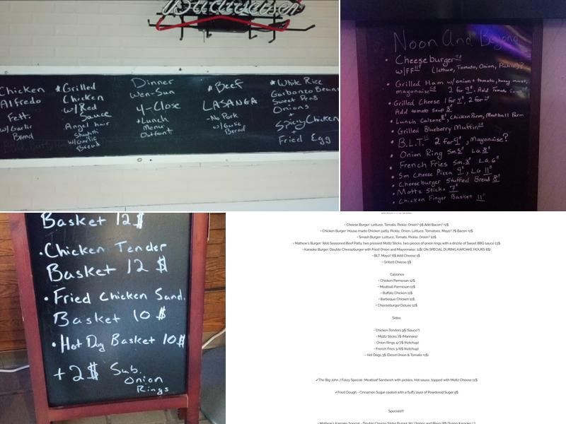 Mathew's Menu