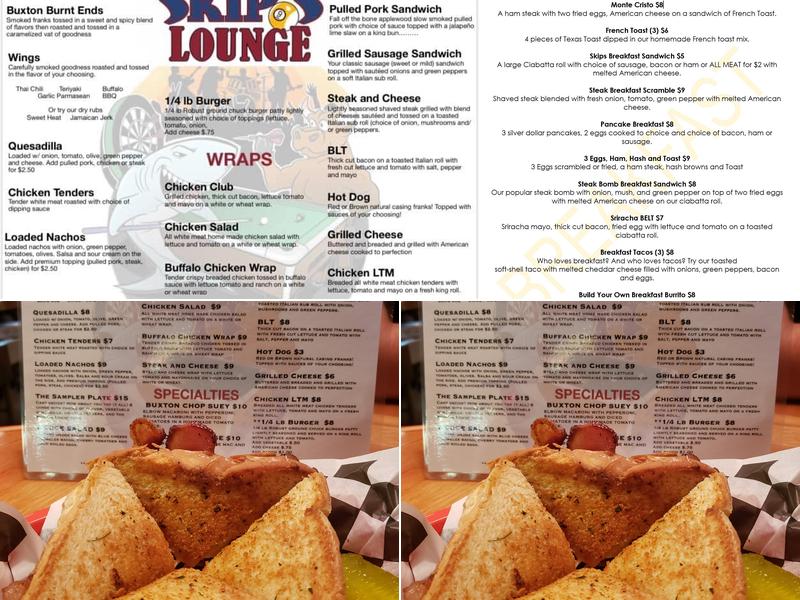 Skip's Menu