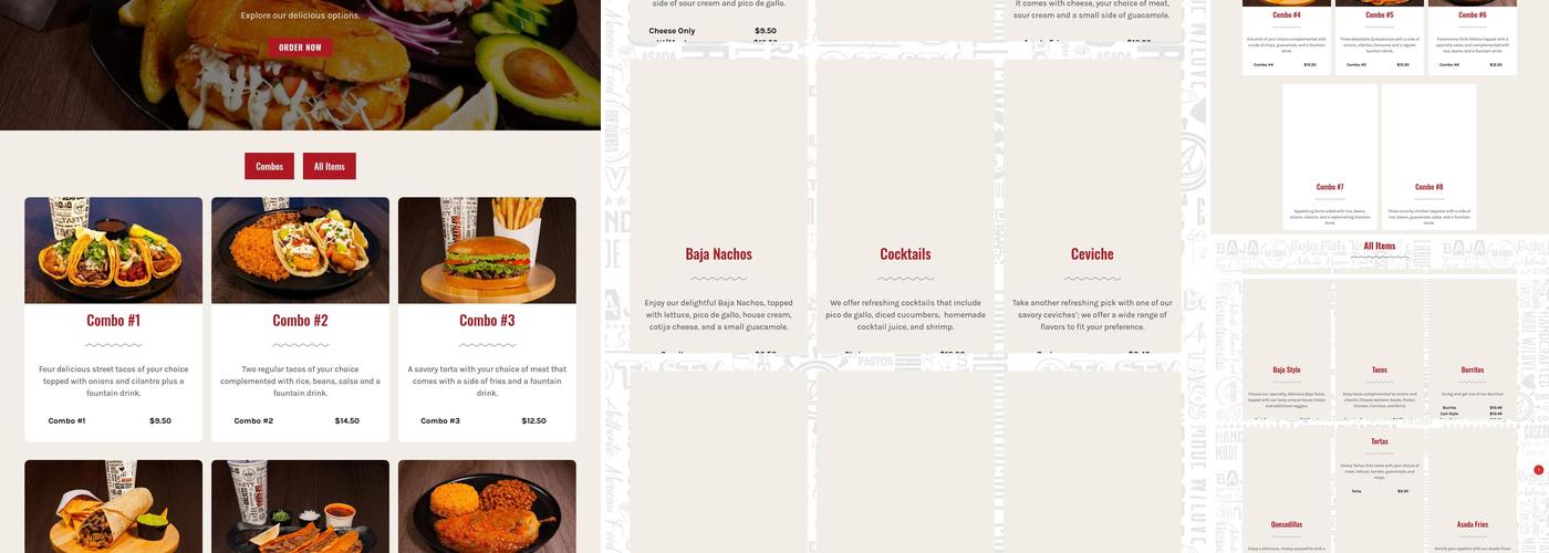 La Bufadora Baja Grill Irwindale Menu