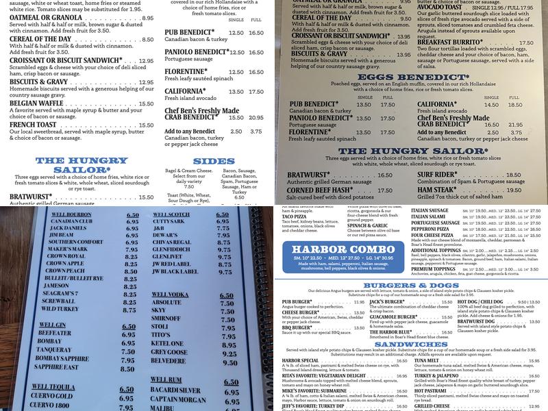 Harbor Pub & Pizza Menu