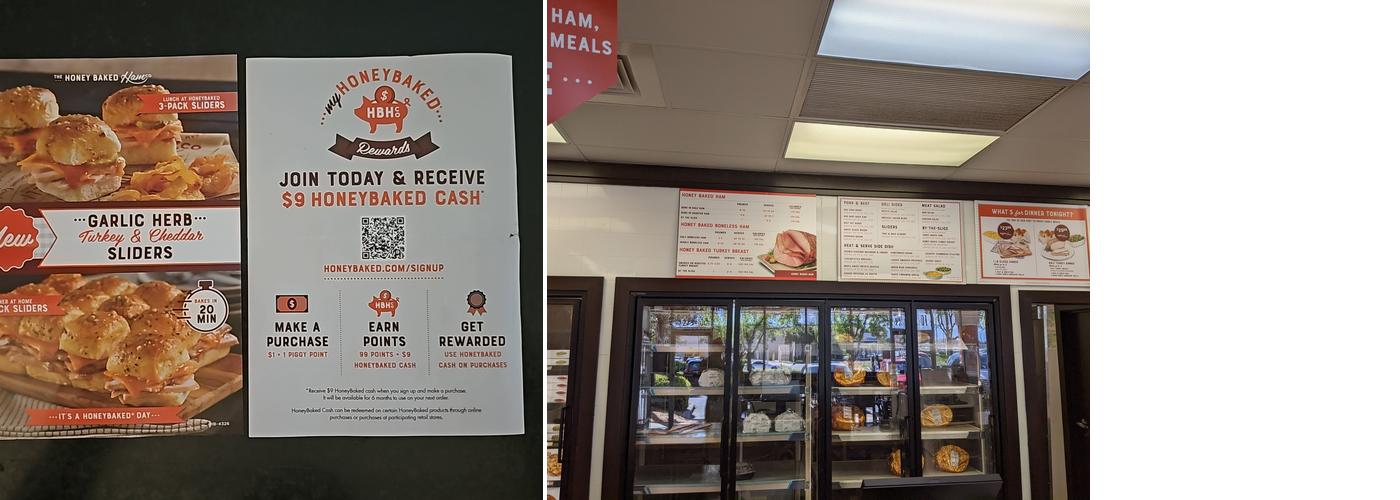 The Honey Baked Ham Company Menu