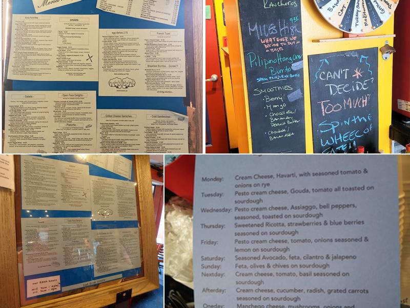 street level cafe Menu