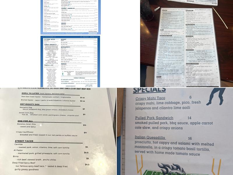 Lilo's Streetfood & Bar Menu