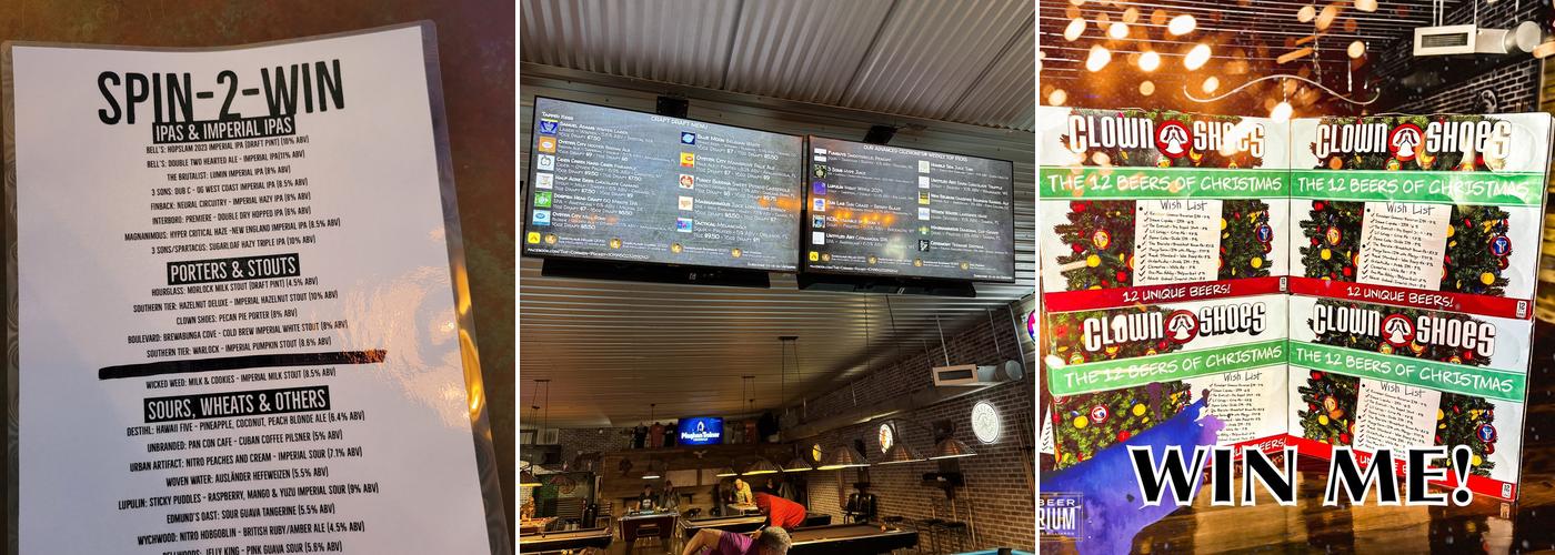 Craft Beer EmPOURium - Corner Pocket Menu