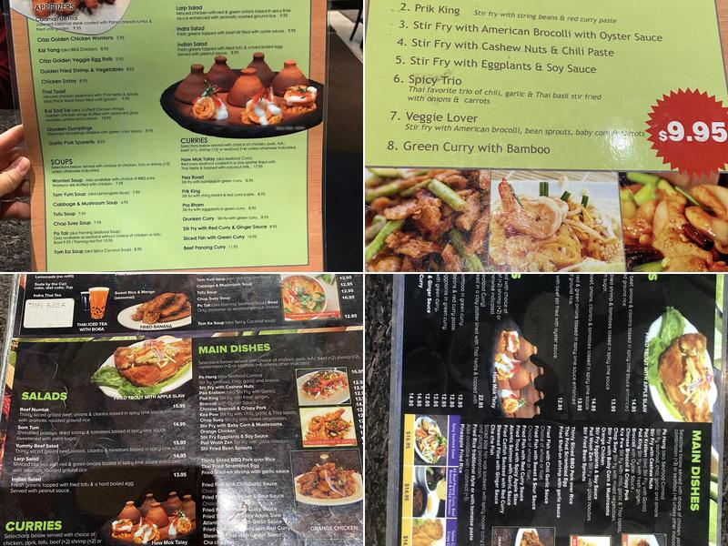 Indra Restaurant Menu