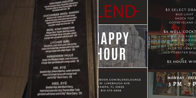 Blend Lounge Menu
