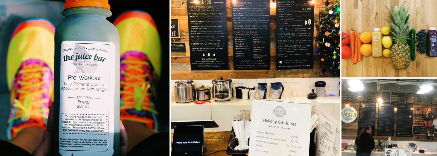 Press'd Juice Bar & Kitchen Menu