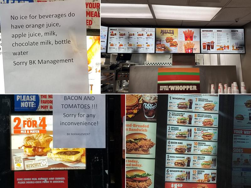 Burger King Menu