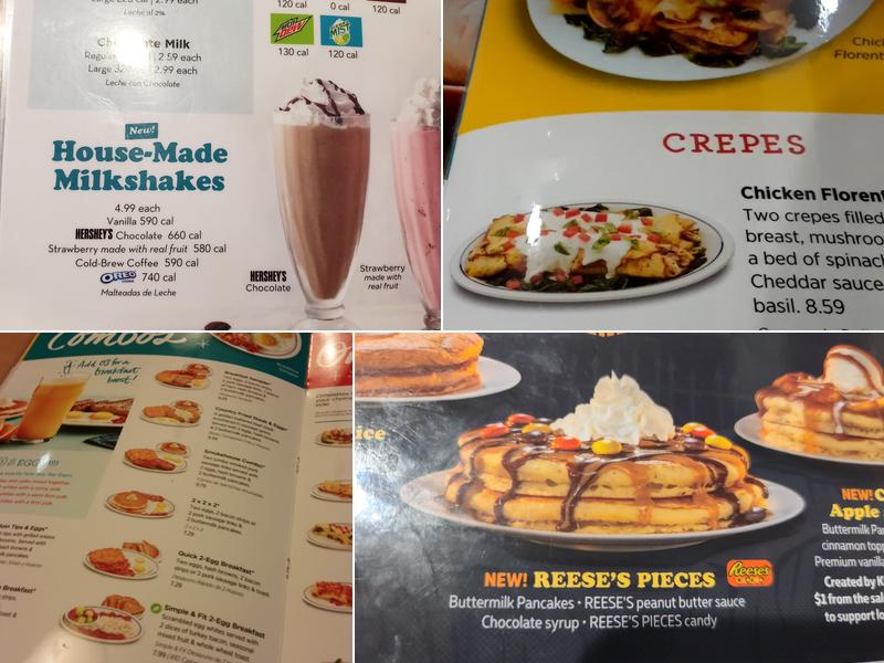 IHOP Menu
