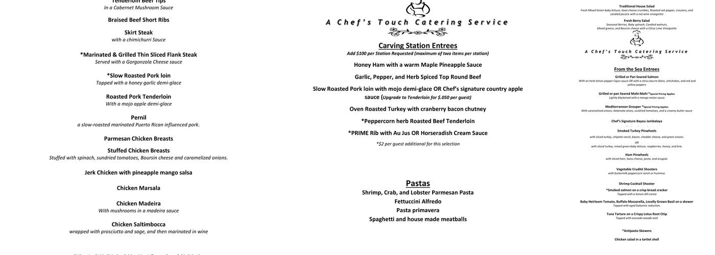 Time Out Plus Menu
