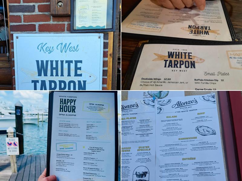 The White Tarpon Bar & Restaurant Menu
