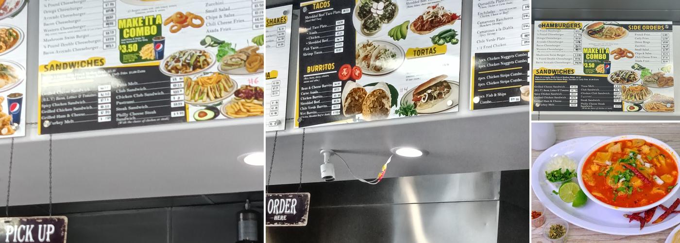 Chelo's Burgers Menu