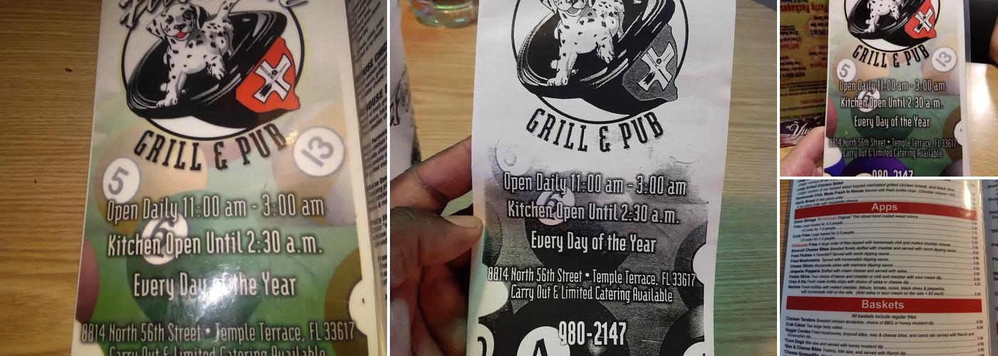 Firehouse Grill & Pub Inc Menu