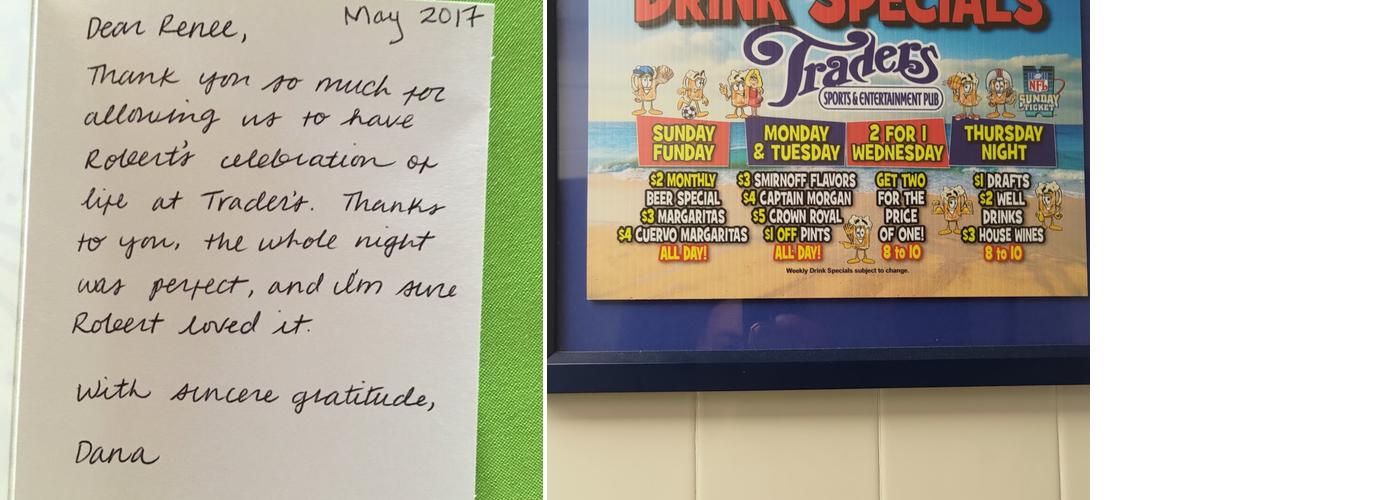 Traders' Menu