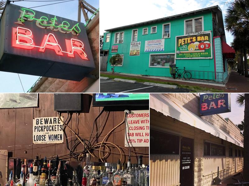 Pete's Bar 117 First St, Neptune Beach