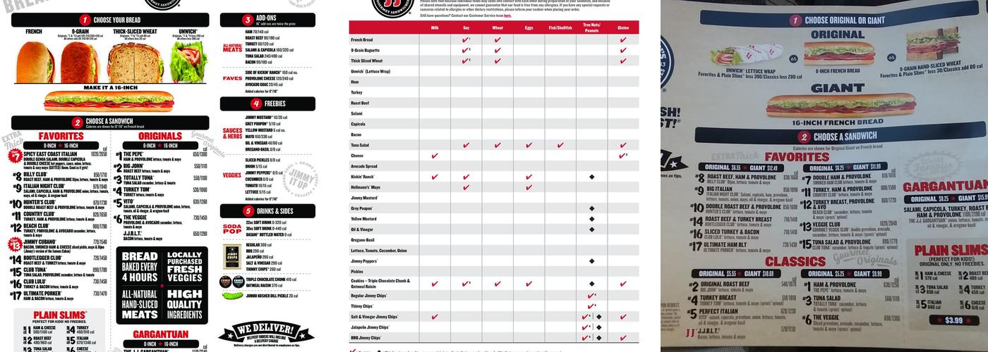 Jimmy John's Menu