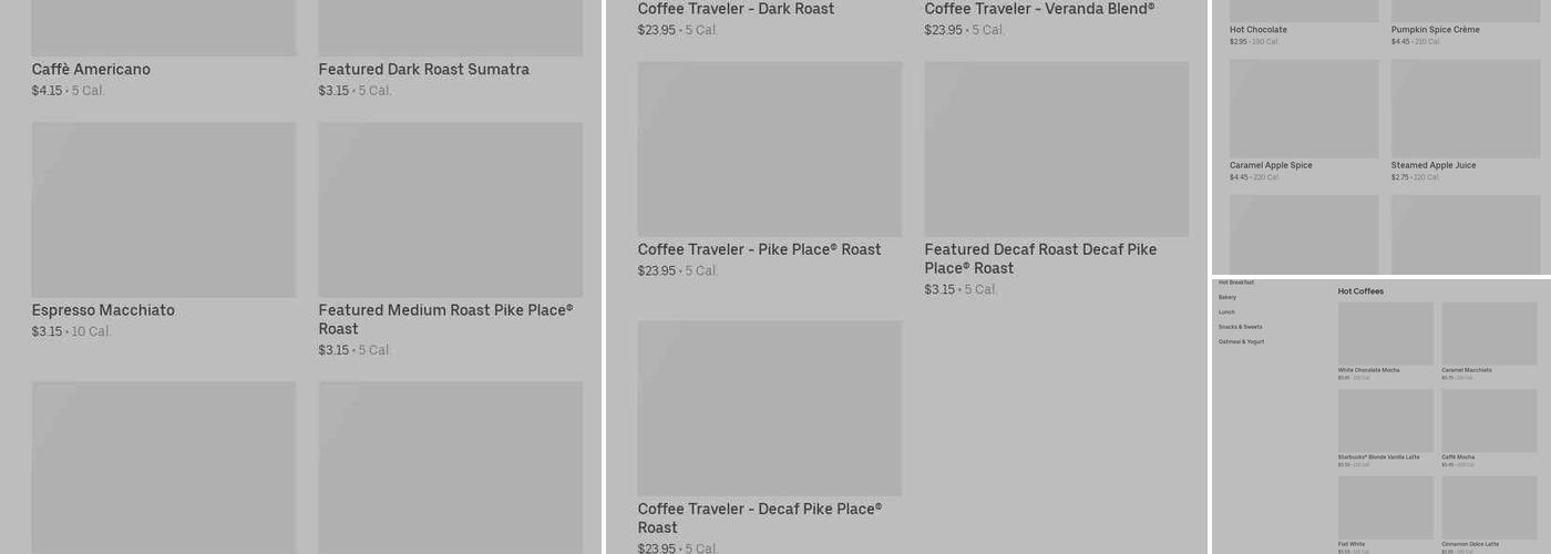 Starbucks Menu