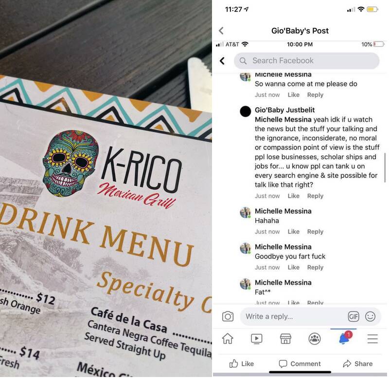 The Cabana Bayfront Menu