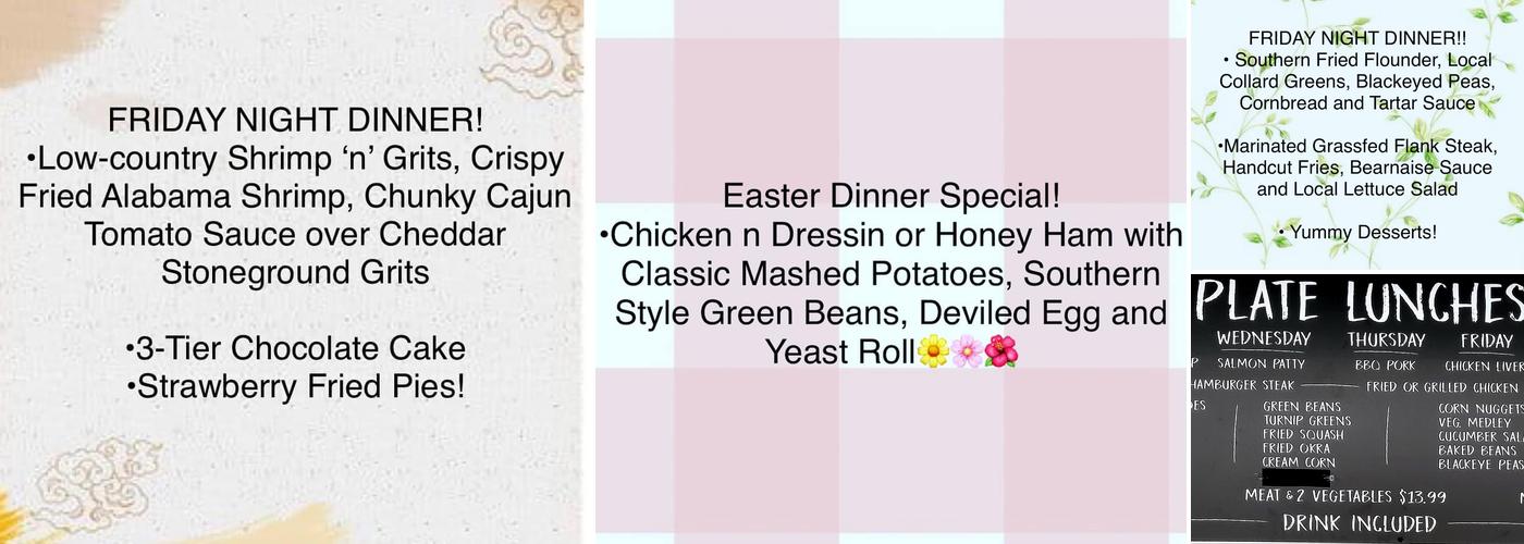 South Sauty Cafe & Grocery Menu