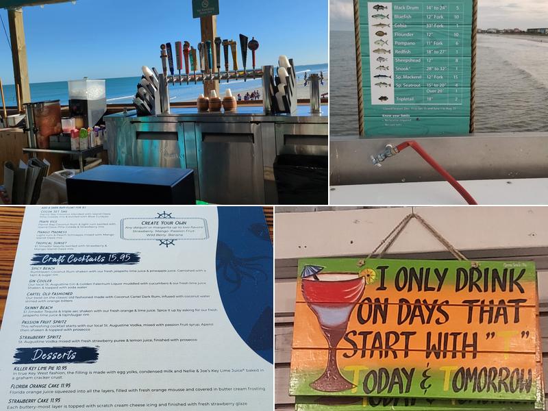Boardwalk Bar at Cocoa Beach Pier Menu