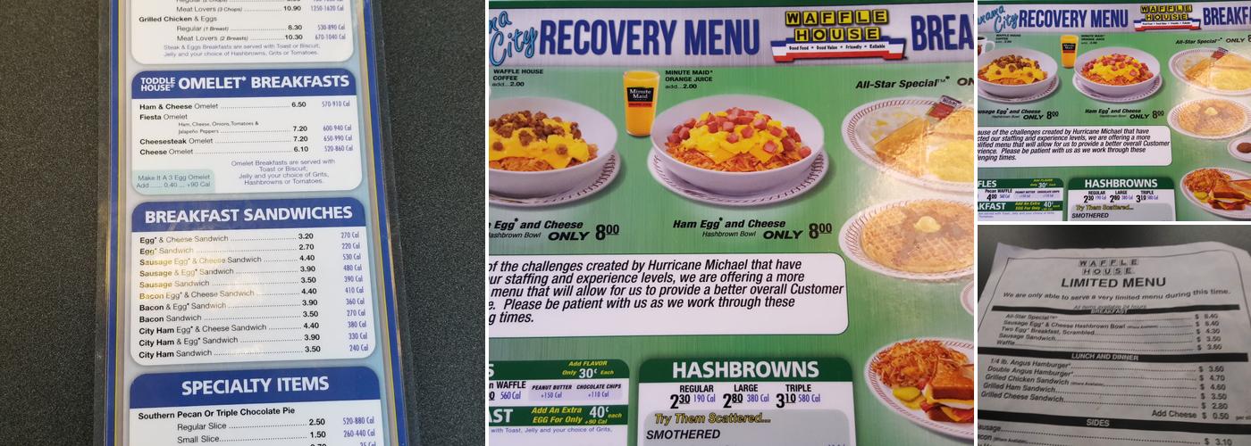 Waffle House Menu