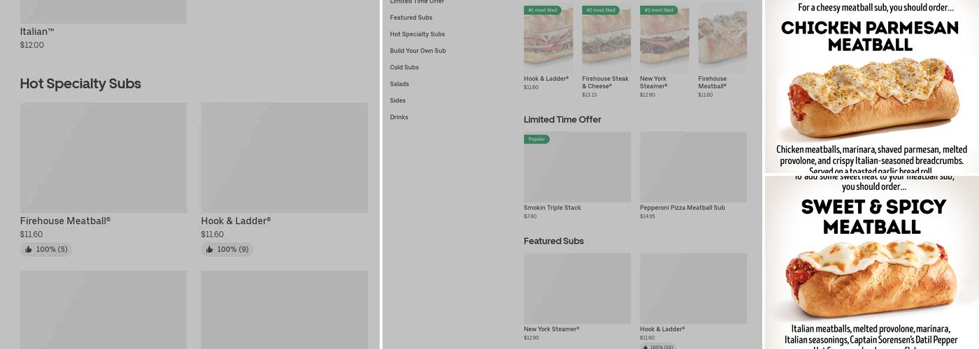Firehouse Subs Lynn Haven Menu