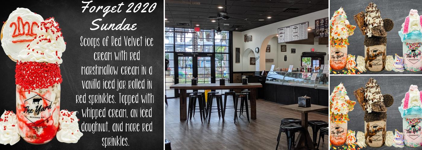 the yard milkshake bar