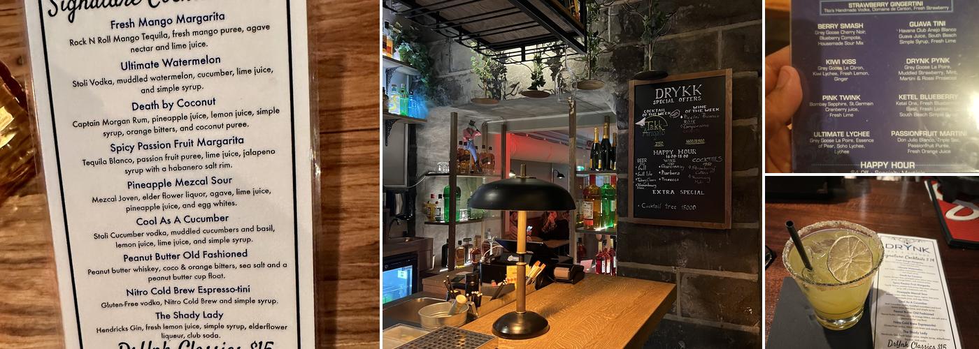 DrYnk Bar & Lounge Menu